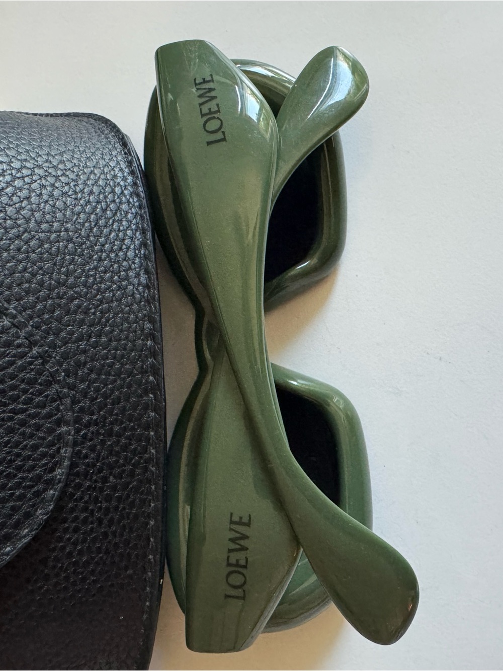 Loewe cat eye inflated green sunglasses - Picture 3 of 7
